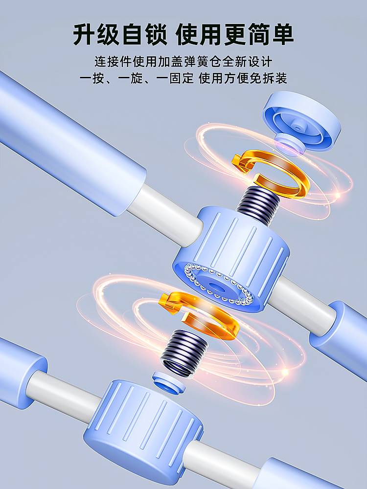 形体瑜伽棍十字架矫正驼背开背棍体型训练器材站姿部拉伸开肩神器 - 图0