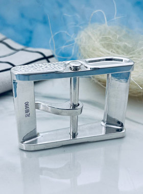 针扣纯银厂家男纯手工时尚风尘纹