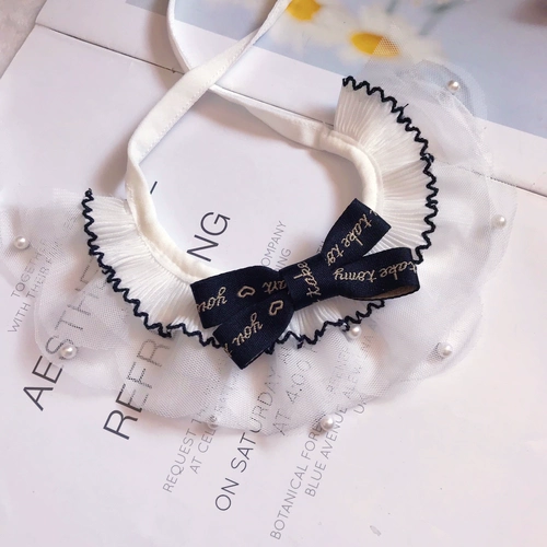 Шарф, нагрудник, кружевной слюнявчик, аксессуар с бантиком, кружевное платье