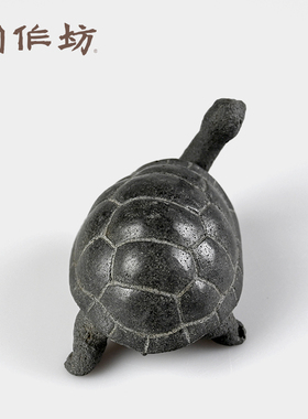 陶作坊玄武岩半手工茶宠摆件