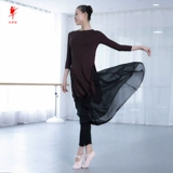 红舞鞋 Современные шифоновые штаны, леггинсы для спортзала, свободный крой