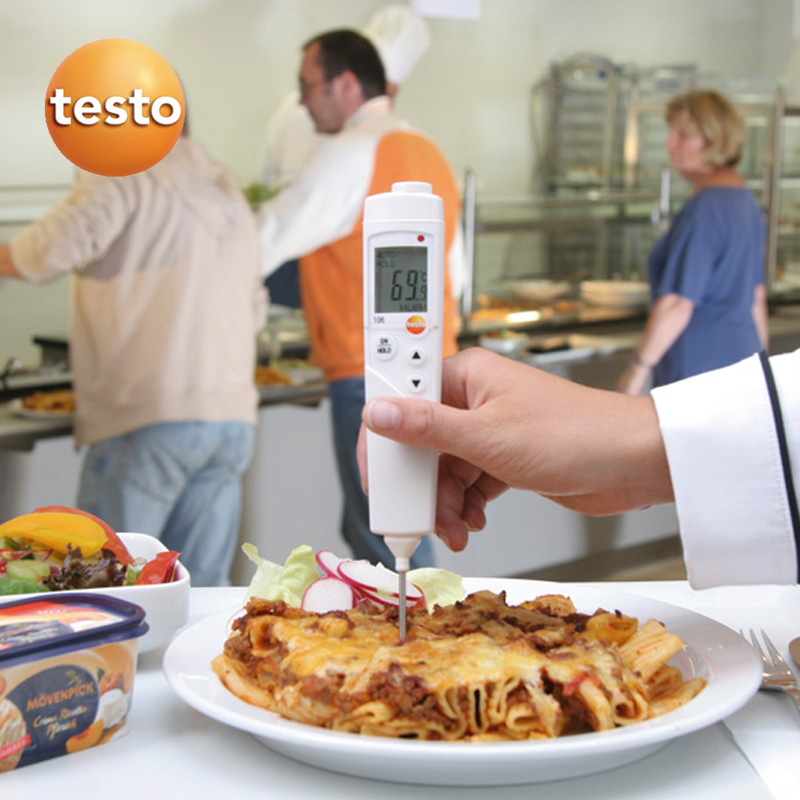 TESTO106德图食品中心温度计高精度探针式防水电子测温仪厨房烘焙 - 图1