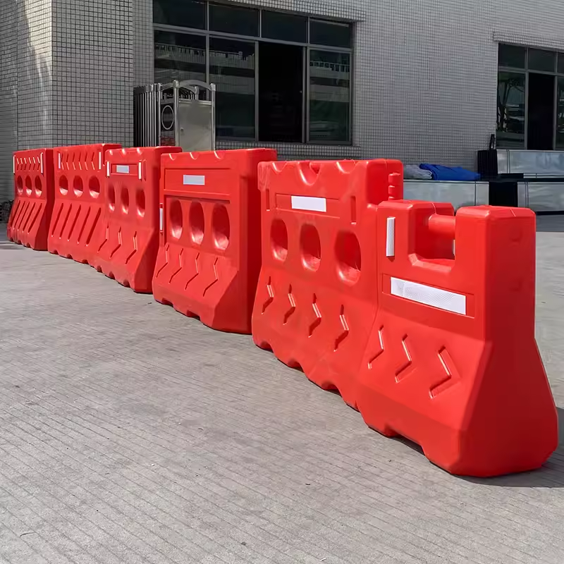 全新塑料550小水马隔离墩防撞桶路障注水沙围挡护栏交通设施厂邮 - 图2