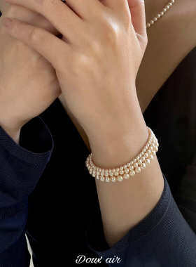 绝甜空气正圆施家珍珠手链