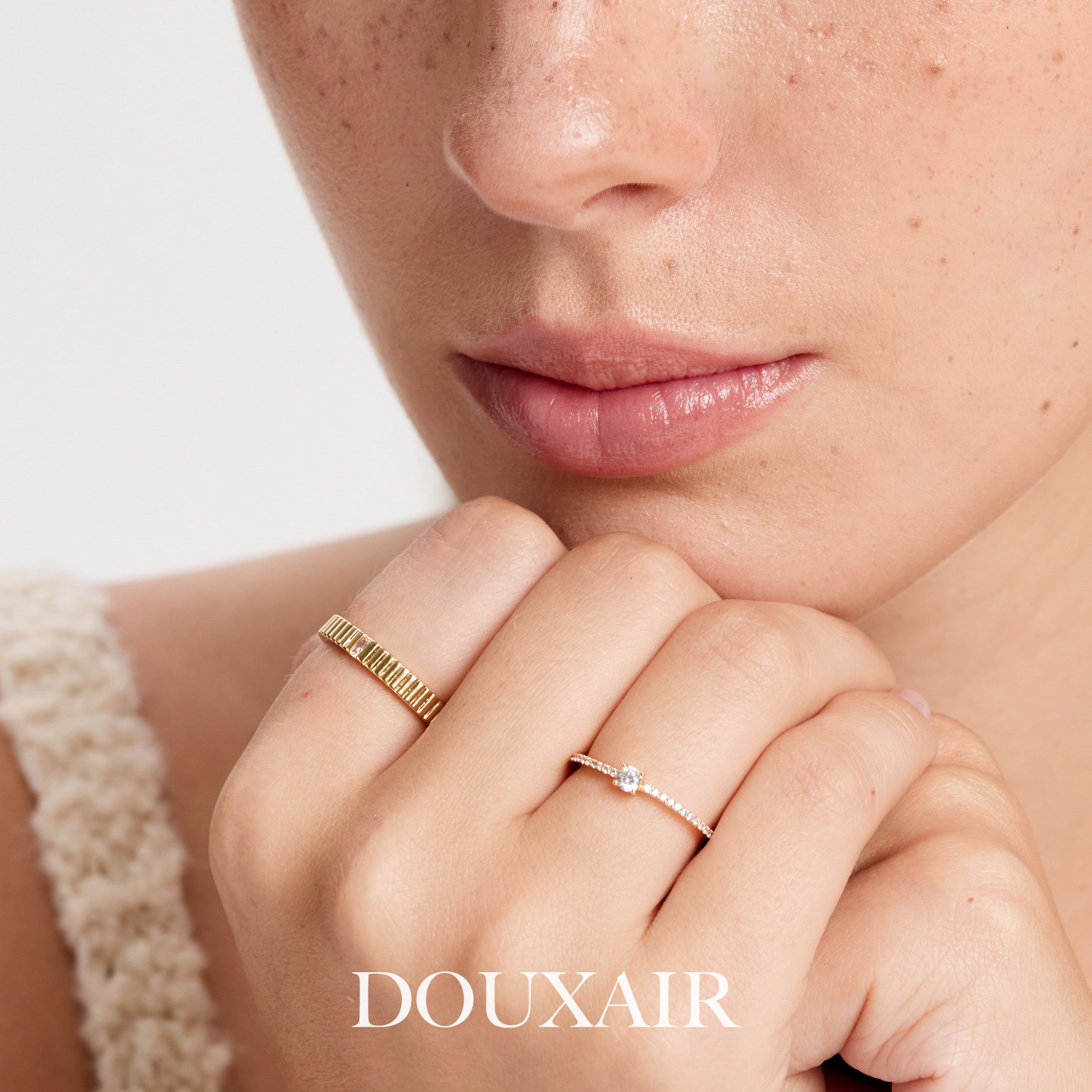 几何线条微镶锆戒指开口可调节叠戴满天星超细闪日常百搭指环简约,淘宝优惠券,粉丝福利购,淘宝优惠卷