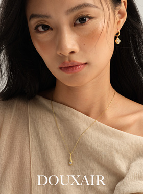 【新品】纯银项链镶钻石吊坠拉丝高级感轻奢小众锁骨链女2026新款