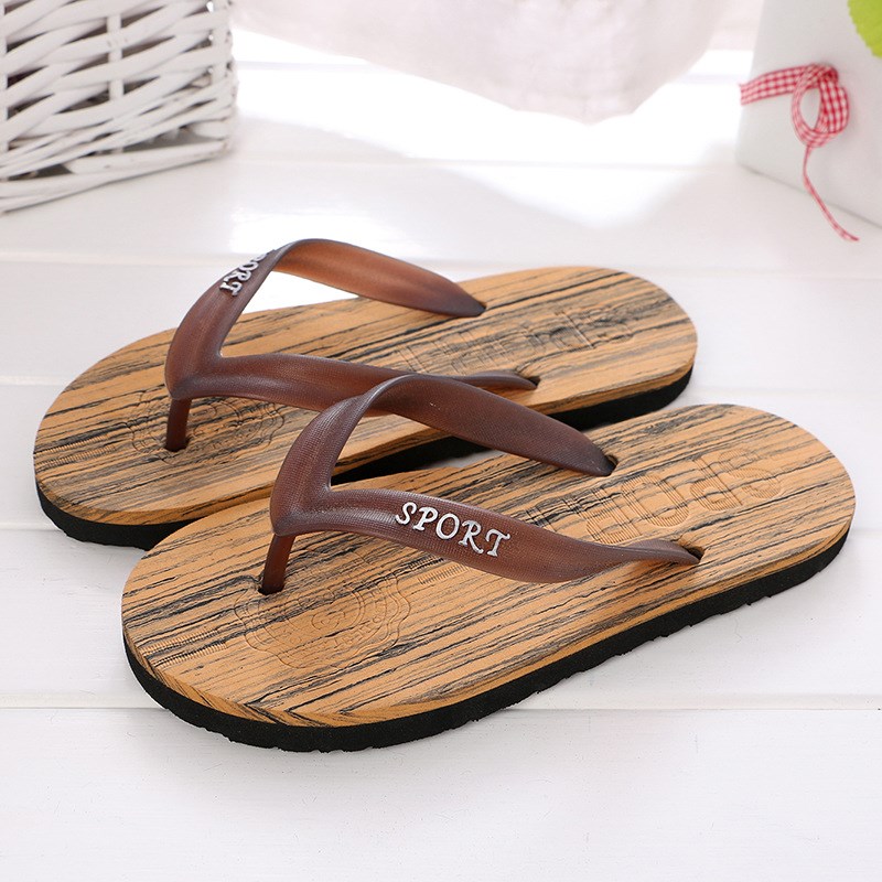 Man sandals Slipper Men Flip flops Beach shoes 45男人字拖鞋-图3