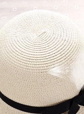 summer straw hat women big wide brim beach hat panama hat
