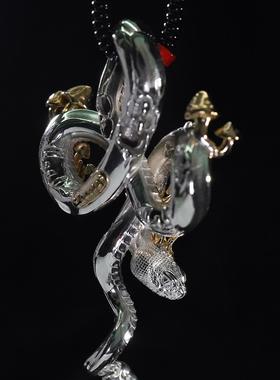 kozoo原创设计破败大蛇挂坠蛇年新款项链暗黑小众先锋首饰925纯银