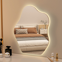 Intelligent cloud-led dresser dressers mirror bedrooms wall-mounted wall-mounted cosmetic mirror with lamp luminous profiled dresser