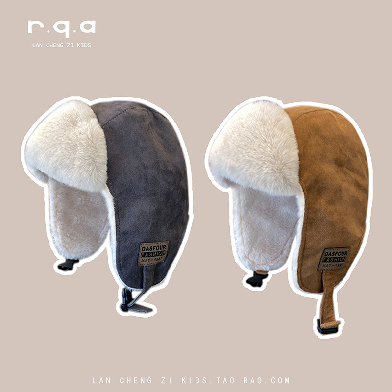 冬季加厚男童帽子冬天男孩防寒防风骑车雷锋帽儿童护耳加绒保暖冬,淘宝优惠券,粉丝福利购,淘宝优惠卷