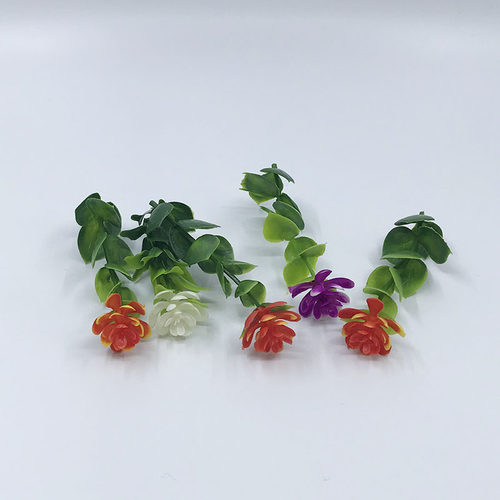 幼儿园儿童游戏沙盘玩具幼儿园教具仿真植物尤加利草小花场景树木 - 图2