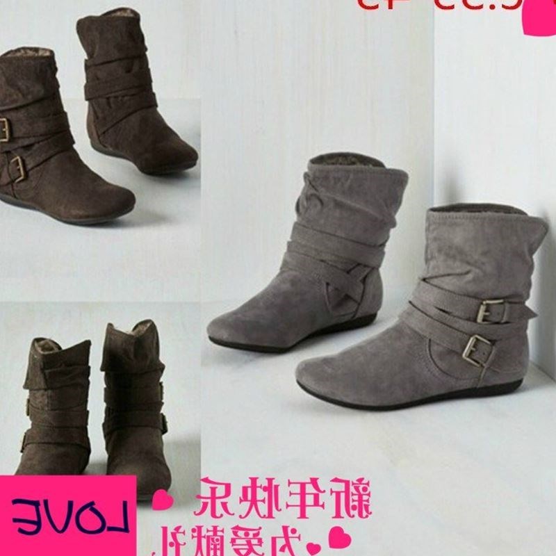 2017女式大码40-43加绒靴 Big yards of women's boots in winter