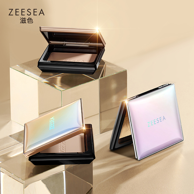 ZEESEA滋色旗舰店ZEESEA滋色李汶翰代言埃及蜜粉饼散粉定妆粉控油持久防水防汗遮瑕3