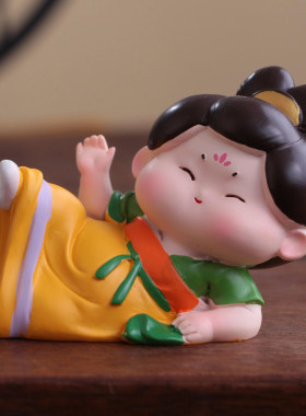 38节母亲节陕西西安文创纪念品唐仕女唐小糖摆件不夜城洛阳伴手礼