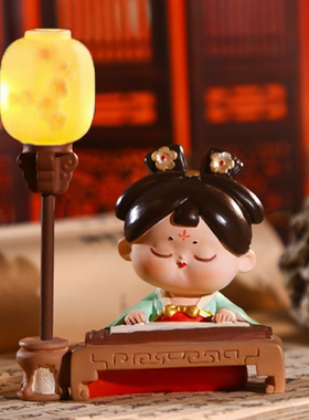 西安唐仕女造型小夜灯摆件新年礼品伴手礼桌面摆件