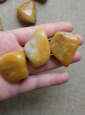 原石镇宅风水鱼缸花盆造景东陵玉