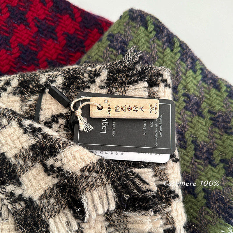 意大利全山羊绒原生手工编织cashmere围巾披肩冬季高级感红色外搭,淘宝优惠券,粉丝福利购,淘宝优惠卷