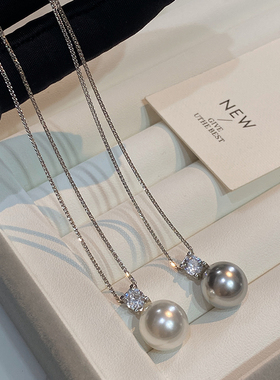 XMRs925纯银珍珠项链