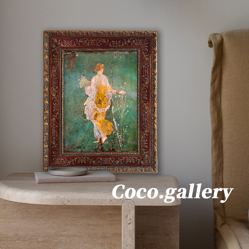 可可的画廊古典小众个性美式法式花神壁画人物挂画客厅卧室装饰画 - 图1