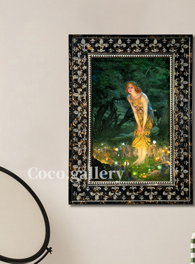 可可的画廊《仲夏夜之梦》魔幻夏天巴洛克复古中古风高级感装饰画