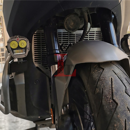 适用本田XADV750 17-26年改装不锈钢散热器保护罩水箱护网水箱网 - 图1