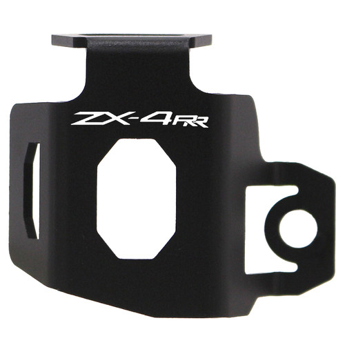 适用川崎ZX4R ZX4RR改装后油壶罩ZX25R铝合金后刹车油杯泵保护盖 - 图3