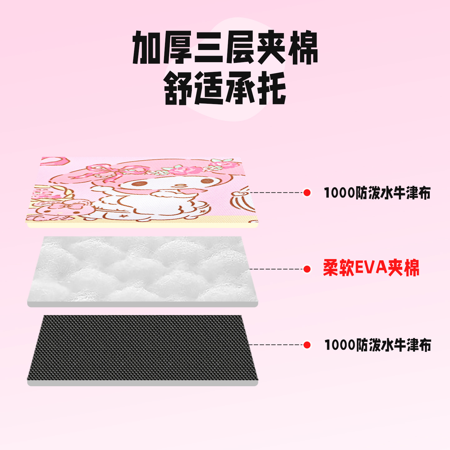 麦斯卡美乐蒂笔袋折叠凳便携轻便迷你折叠椅子小马扎板凳旅游神器