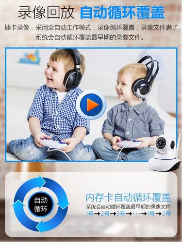 V380 Pro无线摄像头wifi监控家用智能高清200万摇头机360度1080P - 图2