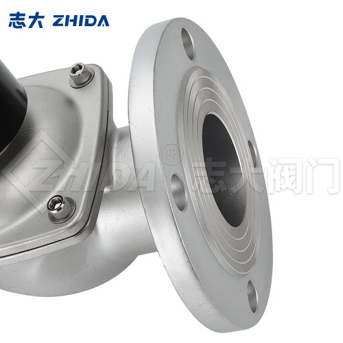 304不锈钢法兰电磁阀常闭水阀气阀4分6分2寸耐腐蚀 DC24V AC220V - 图3