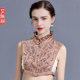 Satin lace ຄໍປອມສໍາລັບແມ່ຍິງດູໃບໄມ້ລົ່ນແລະລະດູຫນາວຄໍເຊື້ອເຫັດ