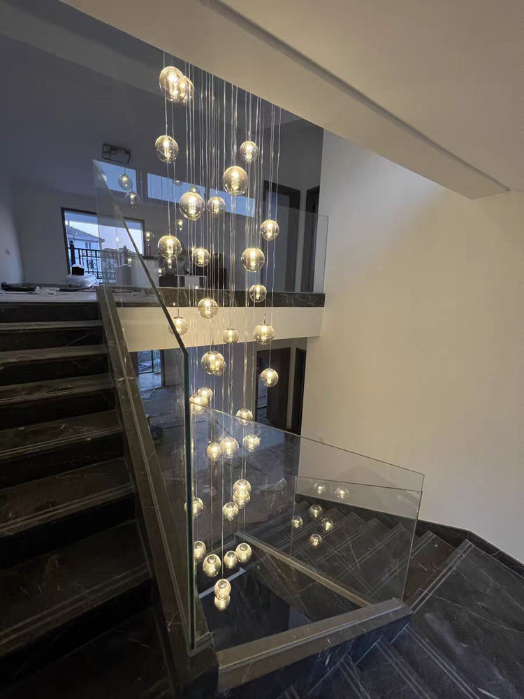 肯塞斯楼梯吊灯长吊灯挑空自建房loft公寓中空复式楼客厅大吊灯,淘宝优惠券,粉丝福利购,淘宝优惠卷