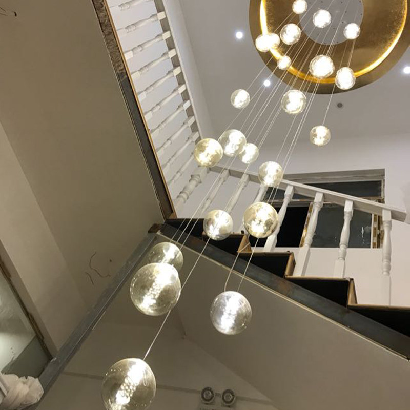 肯塞斯楼梯吊灯长吊灯挑空自建房loft公寓中空复式楼客厅大吊灯,淘宝优惠券,粉丝福利购,淘宝优惠卷