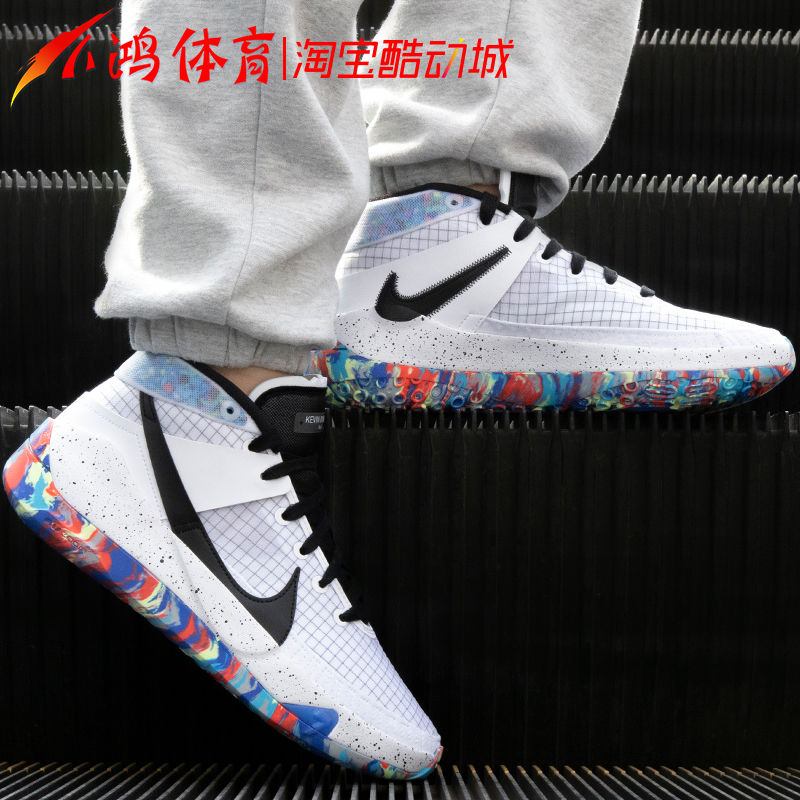 小鸿体育Nike KD13 杜兰特13代 首发 花卉 实战篮球鞋DC0012-600 - 图2