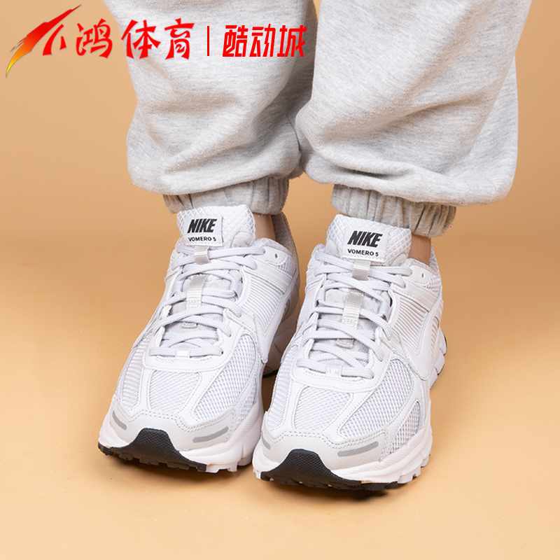 小鸿体育Nike Zoom Vomero 5 男款低帮 复古运动跑步鞋BV1358-001 - 图1