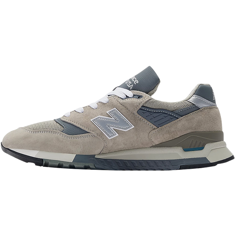 小鸿体育New Balance 998 美产 灰蓝 低帮 复古休闲跑步鞋 U998GR