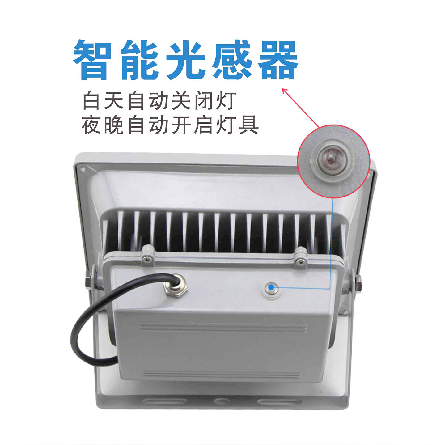 监控补光灯led户外车牌智能自动识别道闸超亮防水220v光感应射灯,淘宝优惠券,粉丝福利购,淘宝优惠卷