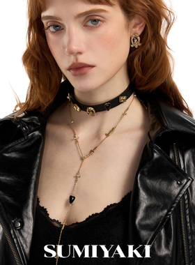 复古重工Y字链项链可随意调节