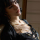 Key Drop Broken Pearl Long Stacking Necklace