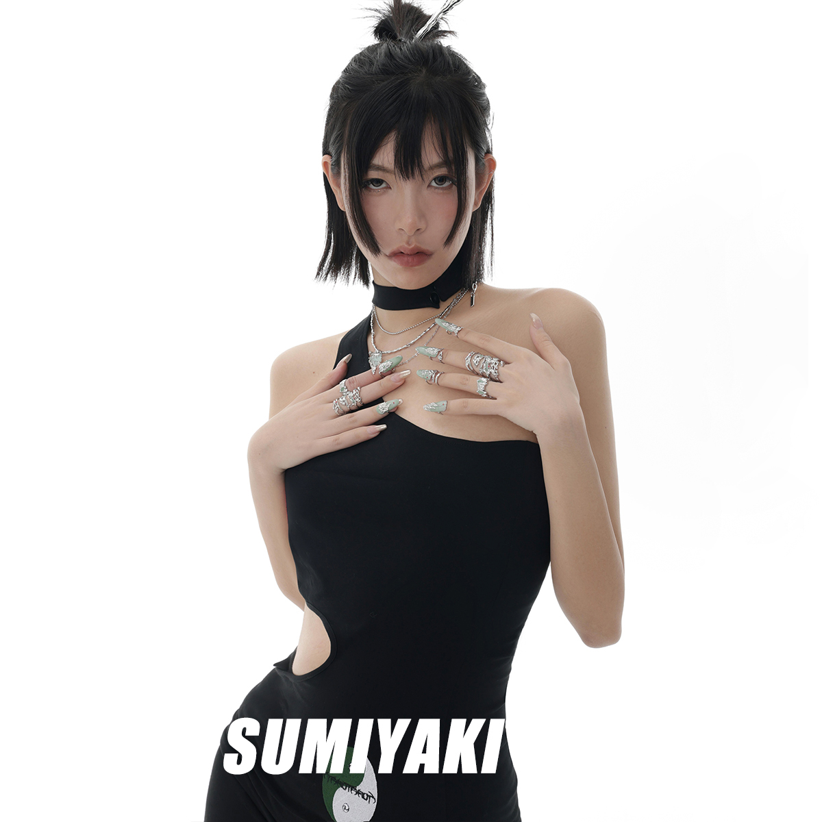 美到犯规！SUMIYAKI原创新中式美学指甲戒 “豆沙为帘 朱砂为痣” - 图3