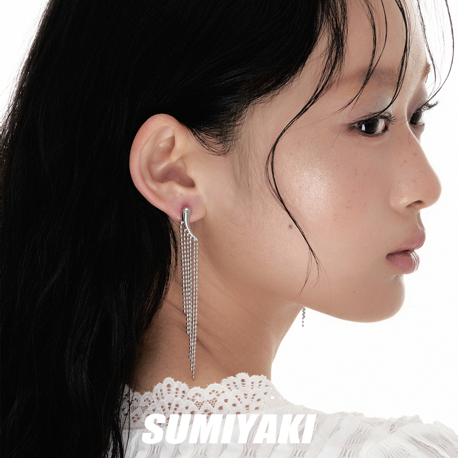 【现货】SUMIYAKI 小众高级感流苏耳环s925银针长款耳饰女显脸小,淘宝优惠券,粉丝福利购,淘宝优惠卷