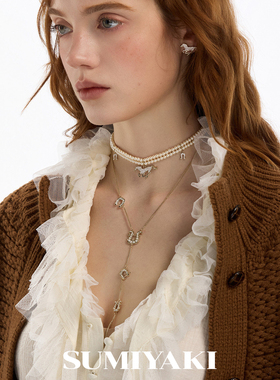 SUMIYAKI马蹄系列镶钻Y型链