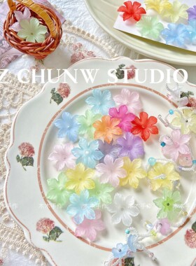 磨砂质感立体春日小花樱花