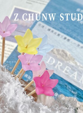 流星花古董珠磨砂通孔散珠