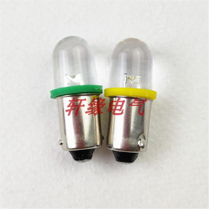 直流LED卡口螺口小灯泡E10B9 3V6V12V18V24V30V仪器设备指示灯LED - 图1