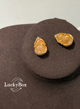 「葫中葫」天然白水晶拉丝葫芦925银吊坠项链新中式福禄小众设计