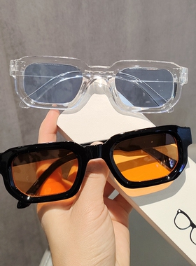 韩版潮流小框墨镜男士女款ins洋气简约百搭街拍造型防晒太阳眼镜
