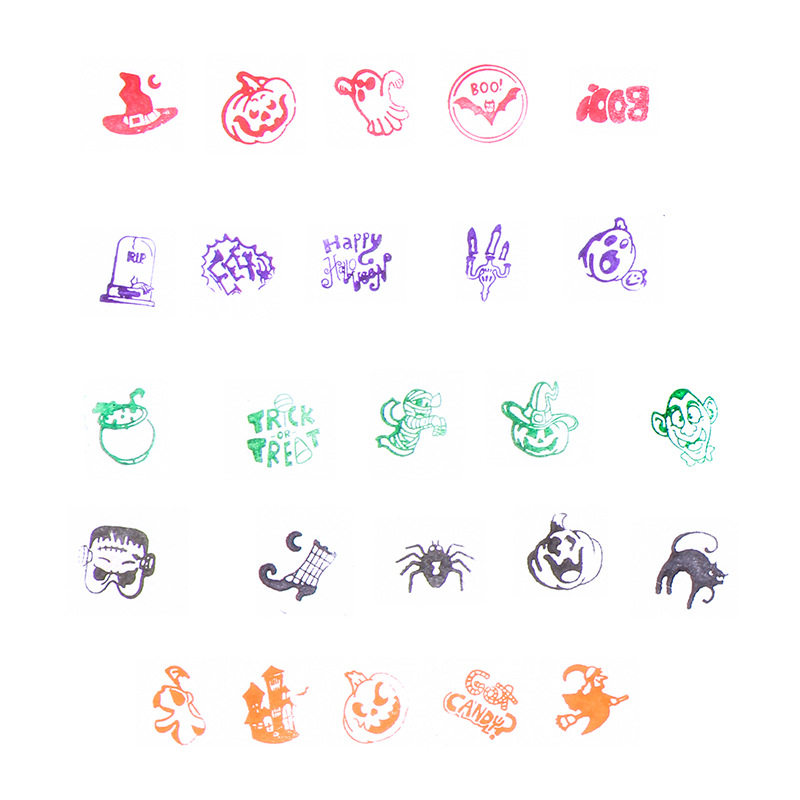 Hyeko Children's Seal Halloween Pattern Colorful Reward