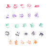 Hyeko Children's Seal Halloween Pattern Colorful Reward