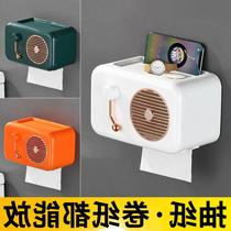 AperitiveaperitivePaper tissue box free of punch wall type waterproof toilet paper shelterbox toilet roll paper box hanging hanging rack pumping box